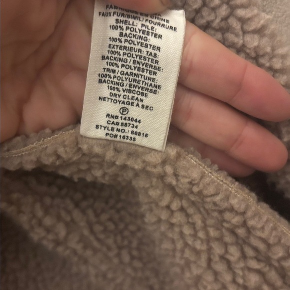Anthropologie Avec Les Fillles Women’s Moto Sherpa Jacket Size Medium - Picture 10 of 11